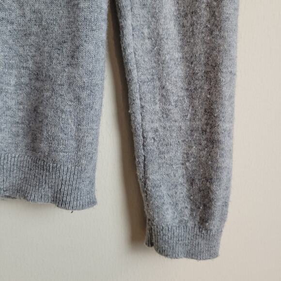 Boden Sweater Womens XS Gray Lovely Cashmere Wool Blend Crewneck Knit - Picture 8 of 8